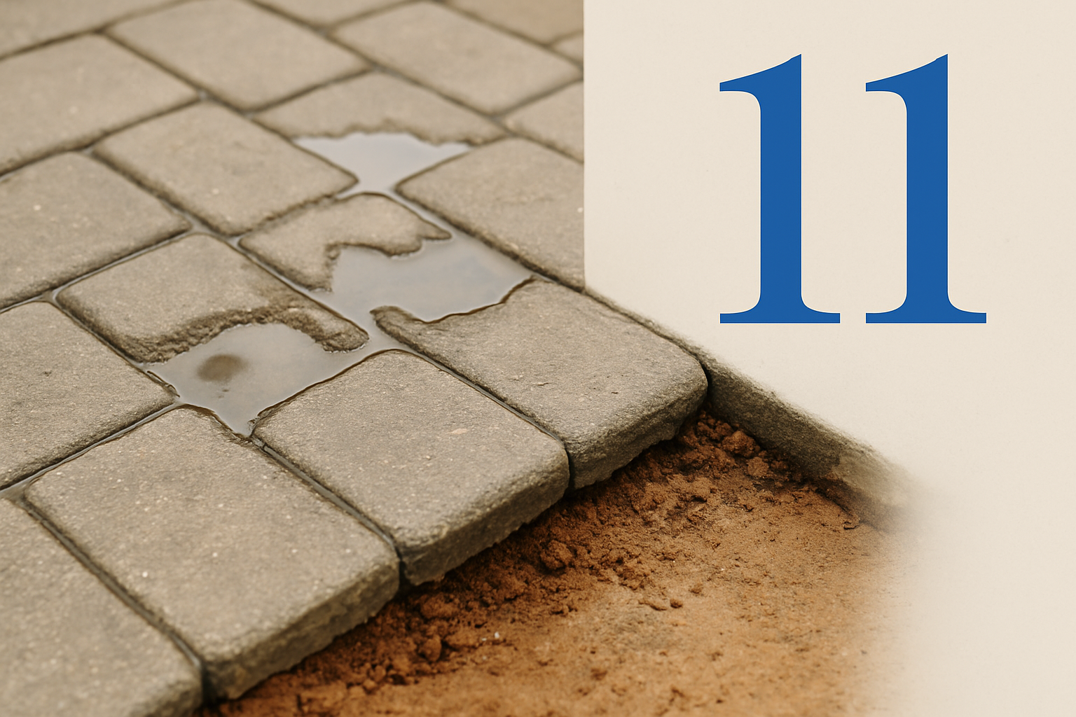 11 DIY Paver Patio Mistakes That Ruin Drainage